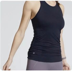 Athleta Tank Top Finish Fast Black Women’s Size M Workout Racer Back